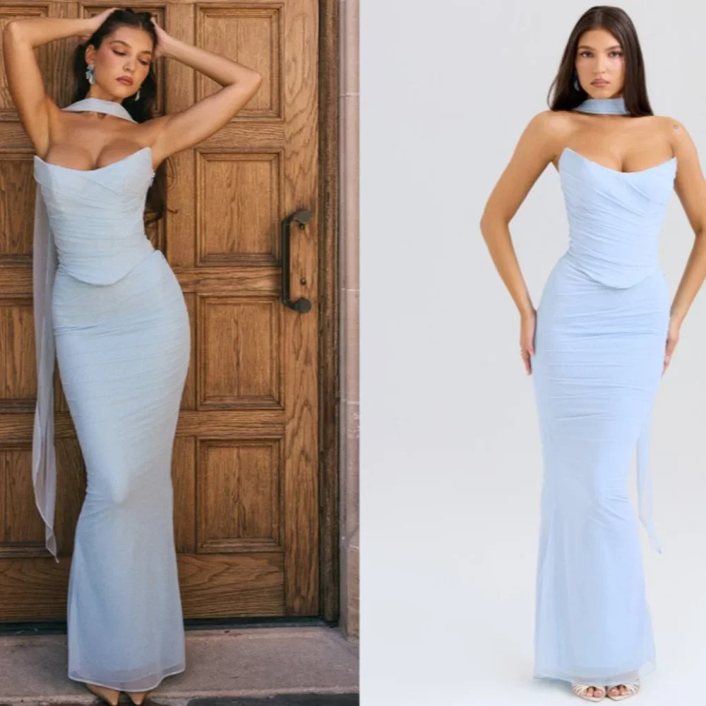 House of CB | Dresses | House Of Cb Hallie Bluebell Corset Nwot | Poshmark